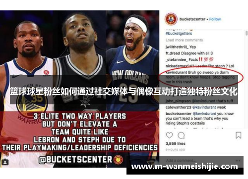 篮球球星粉丝如何通过社交媒体与偶像互动打造独特粉丝文化